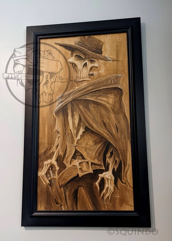 Image of Fistful of Bones Original Painting