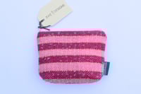 Image 1 of Fancy Tweed Handwoven and Handmade Makeup Bag 5