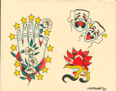 Image of Magic hand original flash sheet 11x14