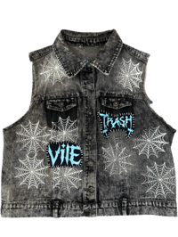Image 1 of Vile (I don’t wipe) Denim vest 