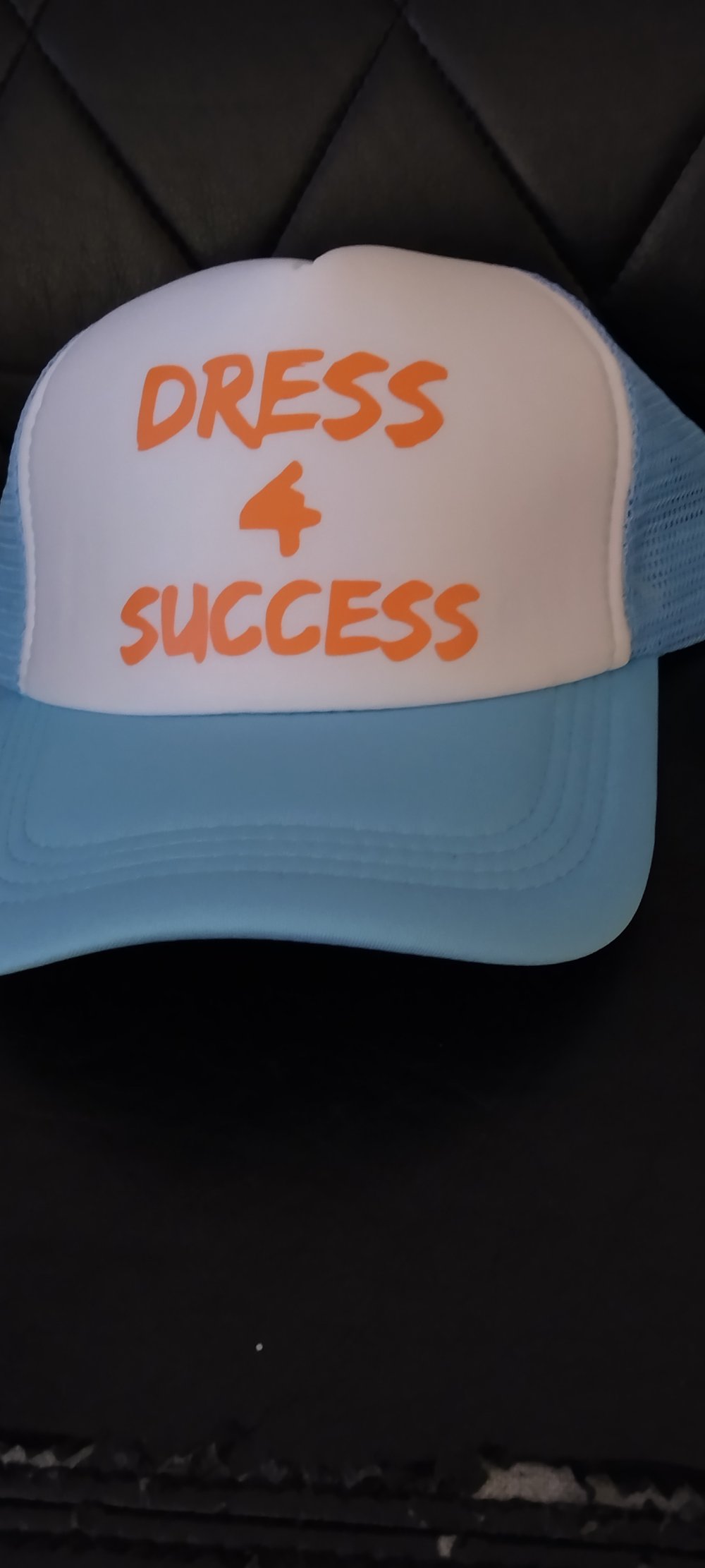 Image of Dress 4 Success " Trucker Hat' Baby Blue