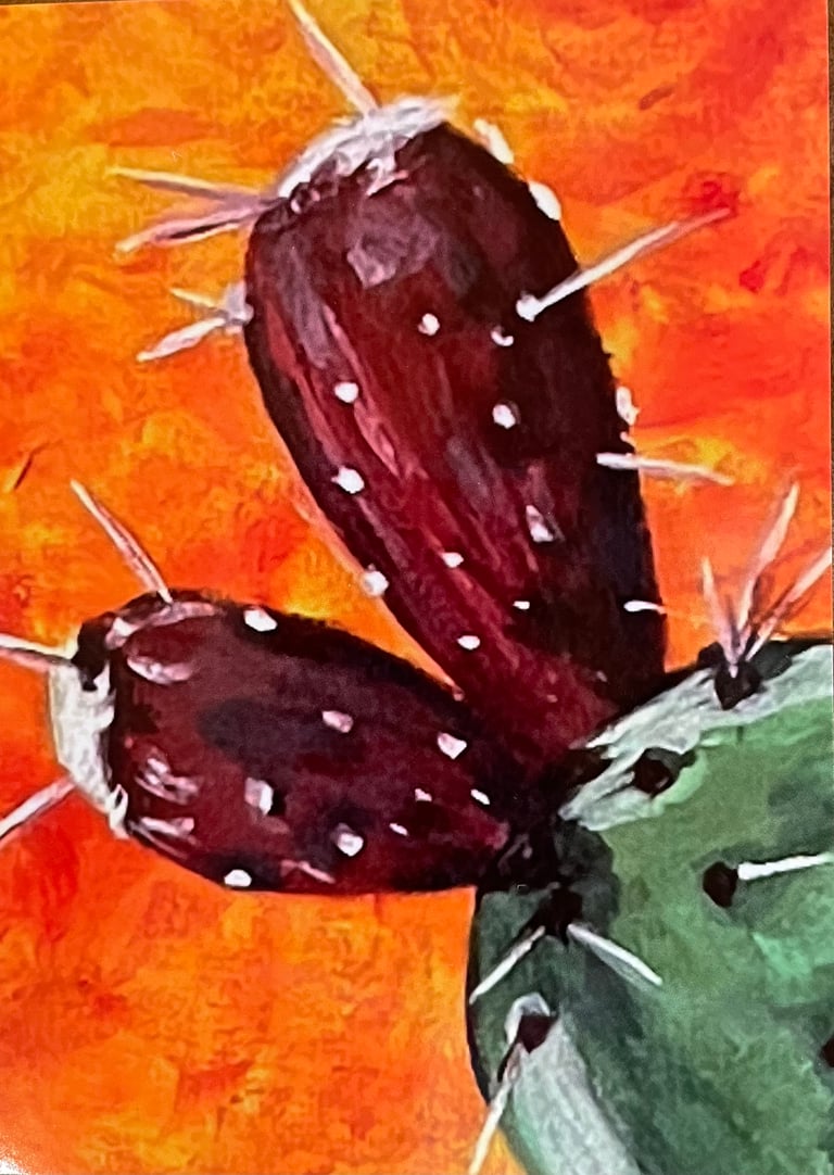 Tunas art by Joan Montoya / Oversized Postcard  