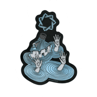 Image 2 of GOD OF FEAR VAPORWAVE STICKER