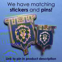 Image 2 of Alliance Faction Battle Flag Sticker