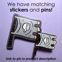 Image 2 of PWN Flag Sticker