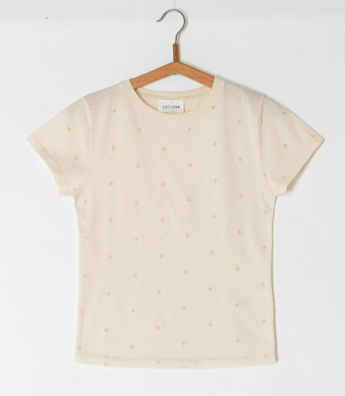 Image of Tee-shirt jersey brodé PRUNETTE 59€ -50%