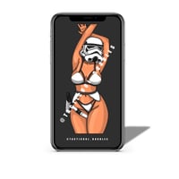 TROOPER PINUP GIRL PHONE WALLPAER