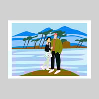 Image 1 of Illustrated Personalized Portrait - Email me if you are interested