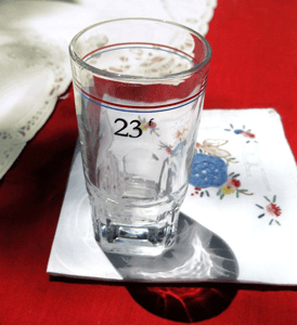 Image of 23 Francs Cafe Glasses, Set of 4