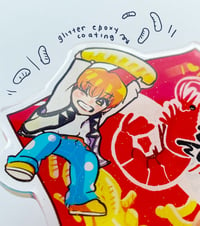 Image 2 of Yuta's Shrimp Chips - 2.5" Acrylic Keychain