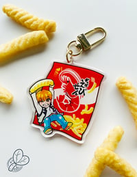 Image 1 of Yuta's Shrimp Chips - 2.5" Acrylic Keychain