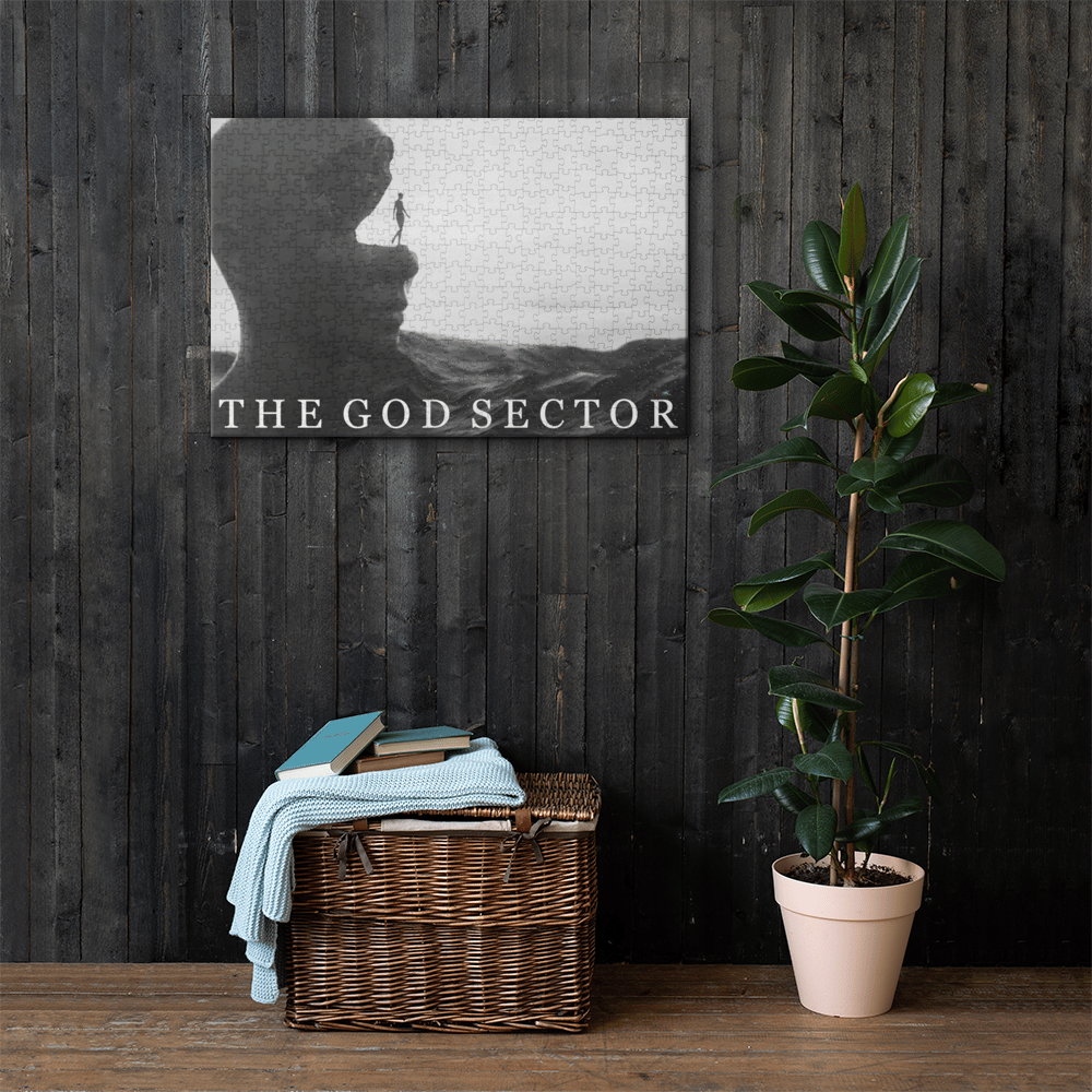 The God Sector | Piece of Mind | 24″×36″ Canvas Print