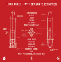 Image 2 of LOOSE NUKES (U.S) 'FAST FORWARD TO EXTINCTION' LP