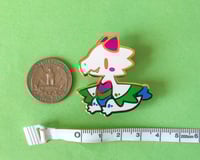 Image 2 of Polysexual Pride Dragon Enamel Pin