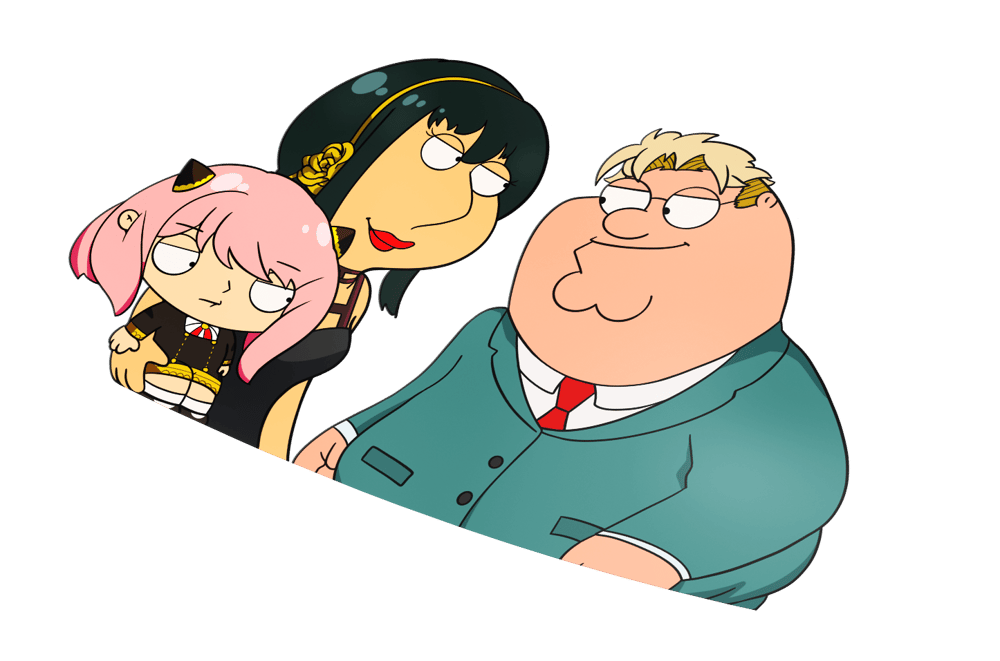 Image of Spy Family Guy sticker