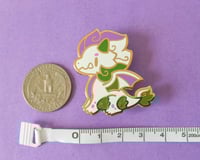 Image 2 of Genderqueer Pride Dragon Enamel Pin