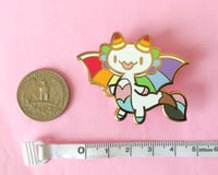 Image 2 of Progress Pride Dragon Enamel Pin