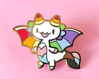 Image 1 of Progress Pride Dragon Enamel Pin