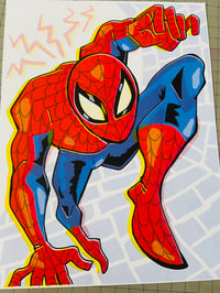 Image 1 of Spider-Man Risograph Print
