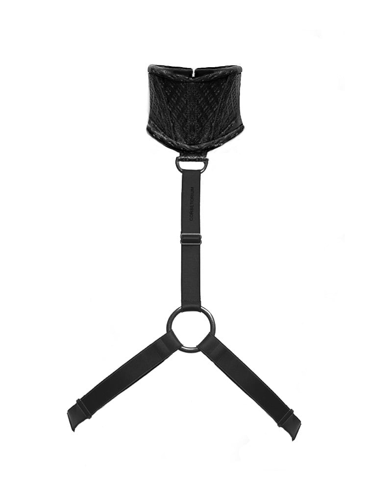 Image of CANICE -HARNESS- LASERCUT LEATHER