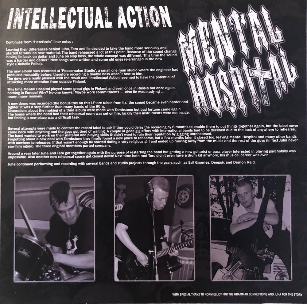 MENTAL HOSPITAL - INTELLECTUAL ACTION