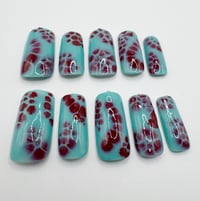 Image 2 of blue orchid set