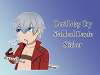 Devil May Cry Stabbed Dante Sticker