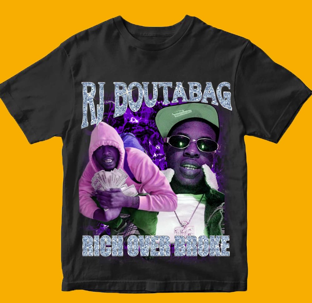 Image of RJ BOUTABAG Limited Edition R.O.B Tour T-Shirt