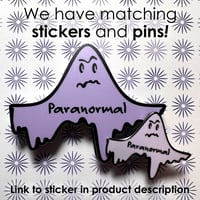 Image 4 of Paranormal Distribution Enamel Pin