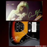 Image 4 of Courtney Love guitar victorian cat stickers Fender Jazzmaster decal Hole set 8