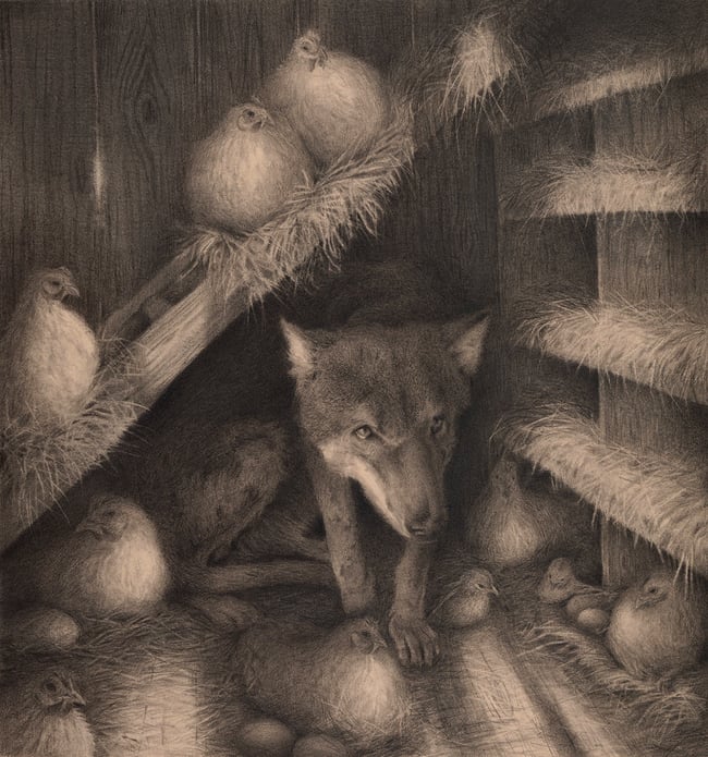 THE HENHOUSE (PRINT)