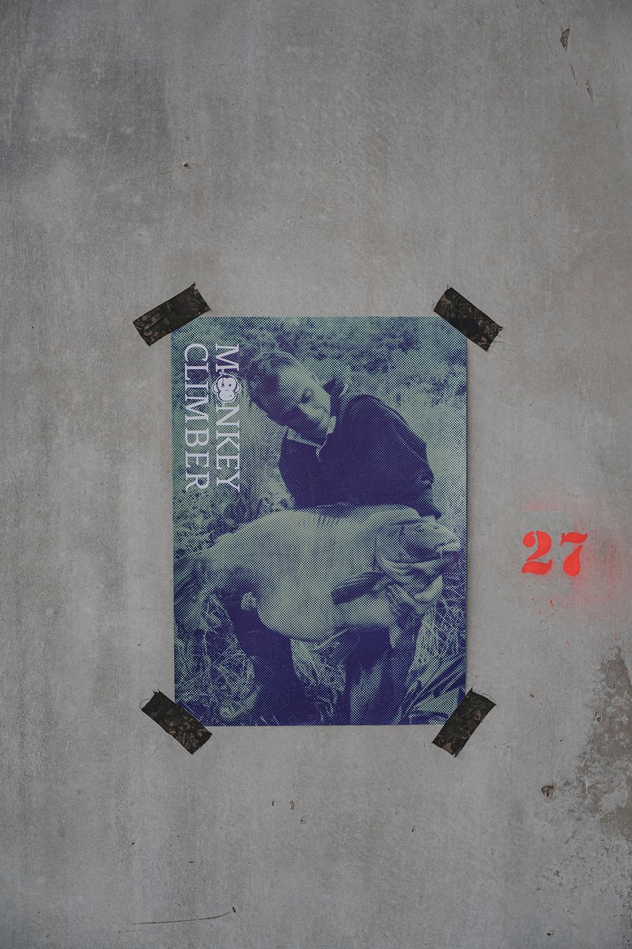 Image of Monkey Climber Issue #20 Vistje with Knobbel print I 50 x 70 cm poster
