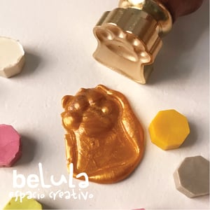 Image of Sello lacre 3D patita gato