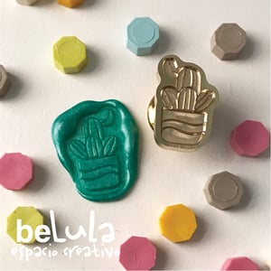 Image of Sello lacre 3D cactus