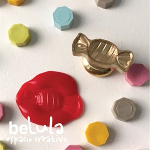 Image of Sello lacre 3D caramelo