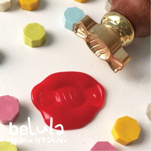 Image of Sello lacre 3D caramelo