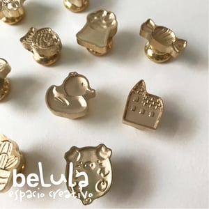 Image of Sello lacre 3D caramelo