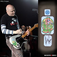 Image 1 of Billy Corgan guitar stickers Radha Krishna Smashing Pumpkins strat Jewish Star