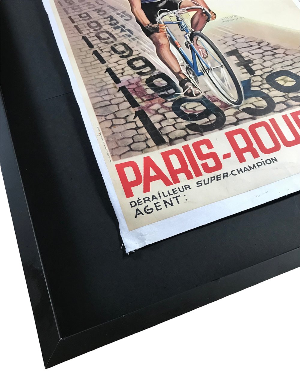 Original vintage bicycle poster / Alcyon "Paris-Roubaix" 1939