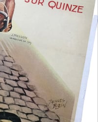 Image 5 of Original vintage bicycle poster / Alcyon "Paris-Roubaix" 1939