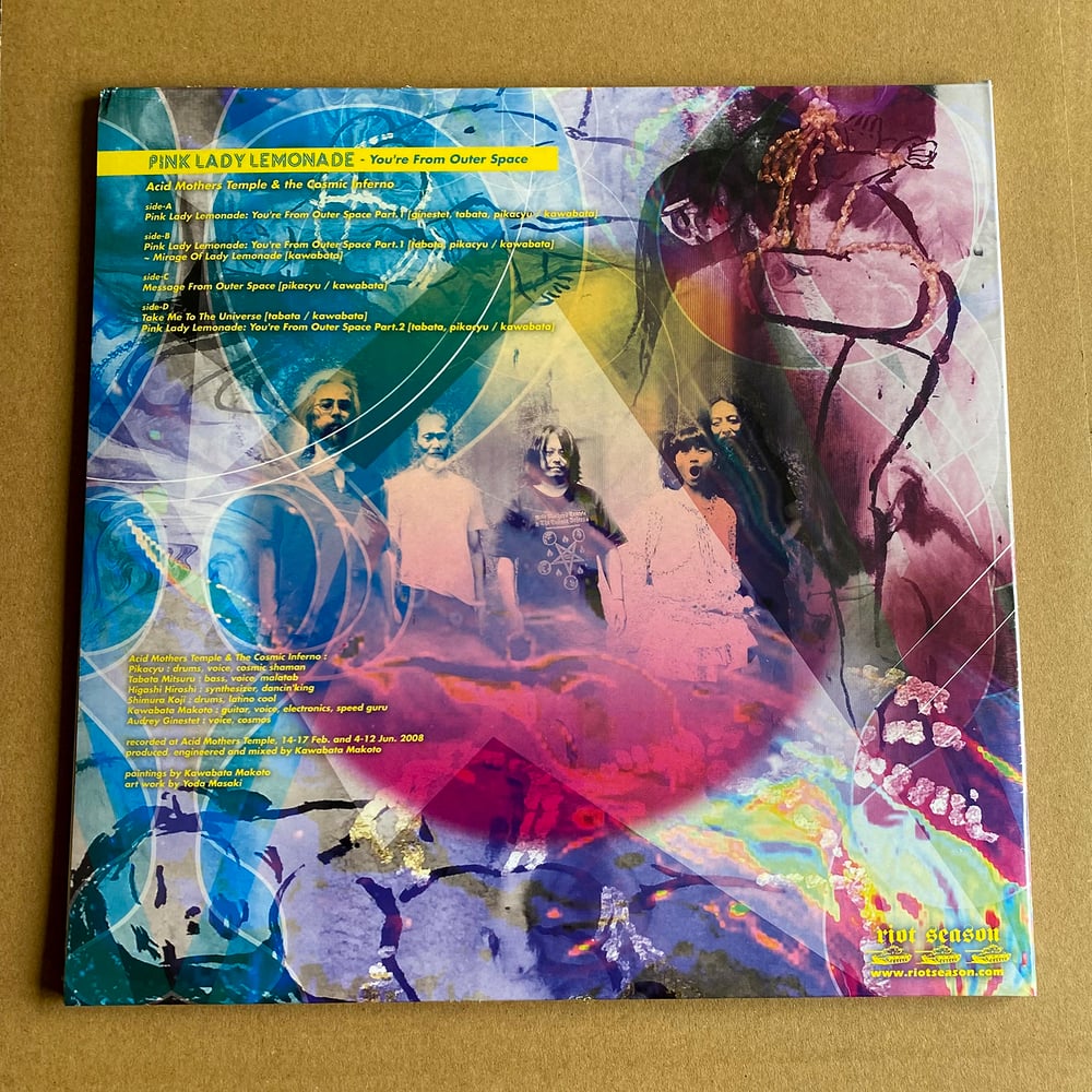 ACID MOTHERS TEMPLE 'Pink Lady Lemonade - You're From Outer Space' Pink 2xLP (With OBI)