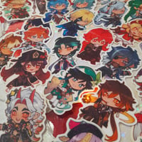 Genshin Impact - Glitter stickers