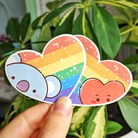 Image 5 of BT21 Pride Vinyl Stickers