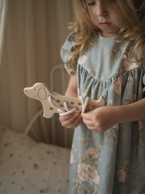 Image of Jouet de laçage Chien