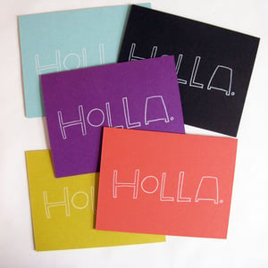 Image of holla card pack of 10