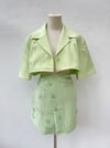 Green You Pick N Mix Corset Three Piece 