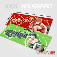 Raphtalia & Rishia Bunnygirl vers Mousepad