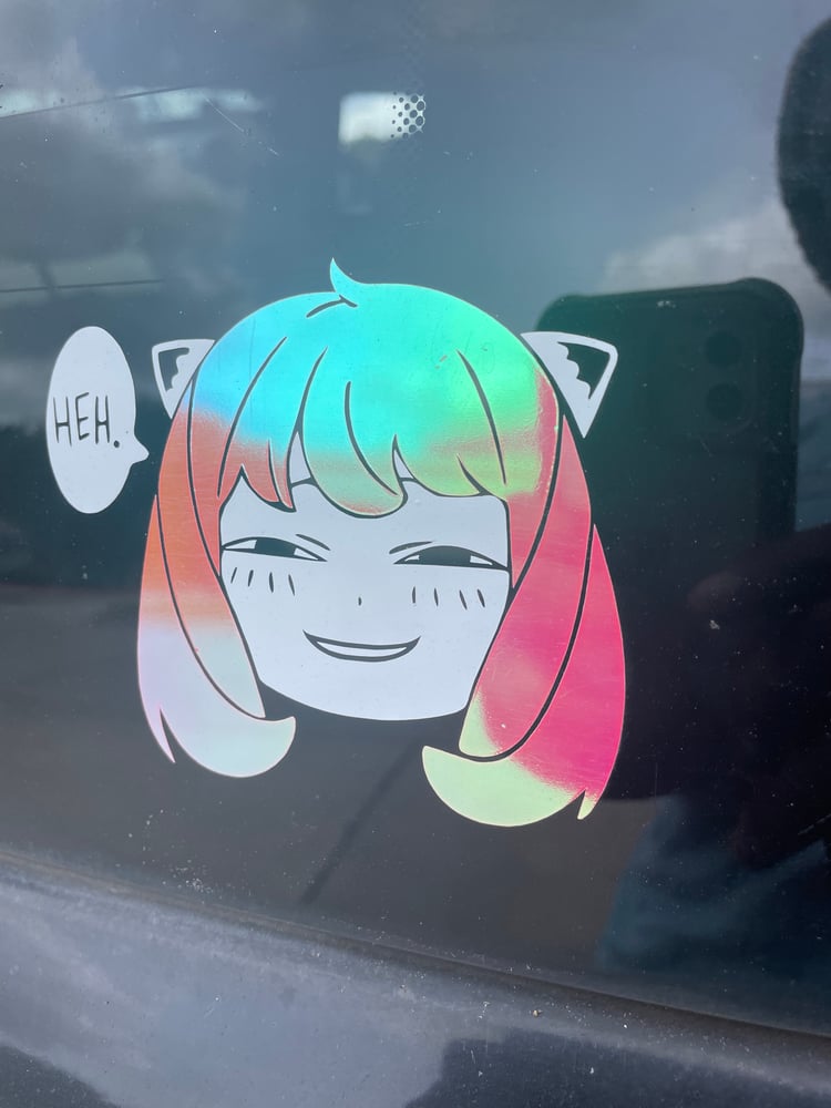 Image of Spy X Daughter Holographic Decal