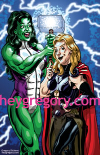 She-Hulk and Thor