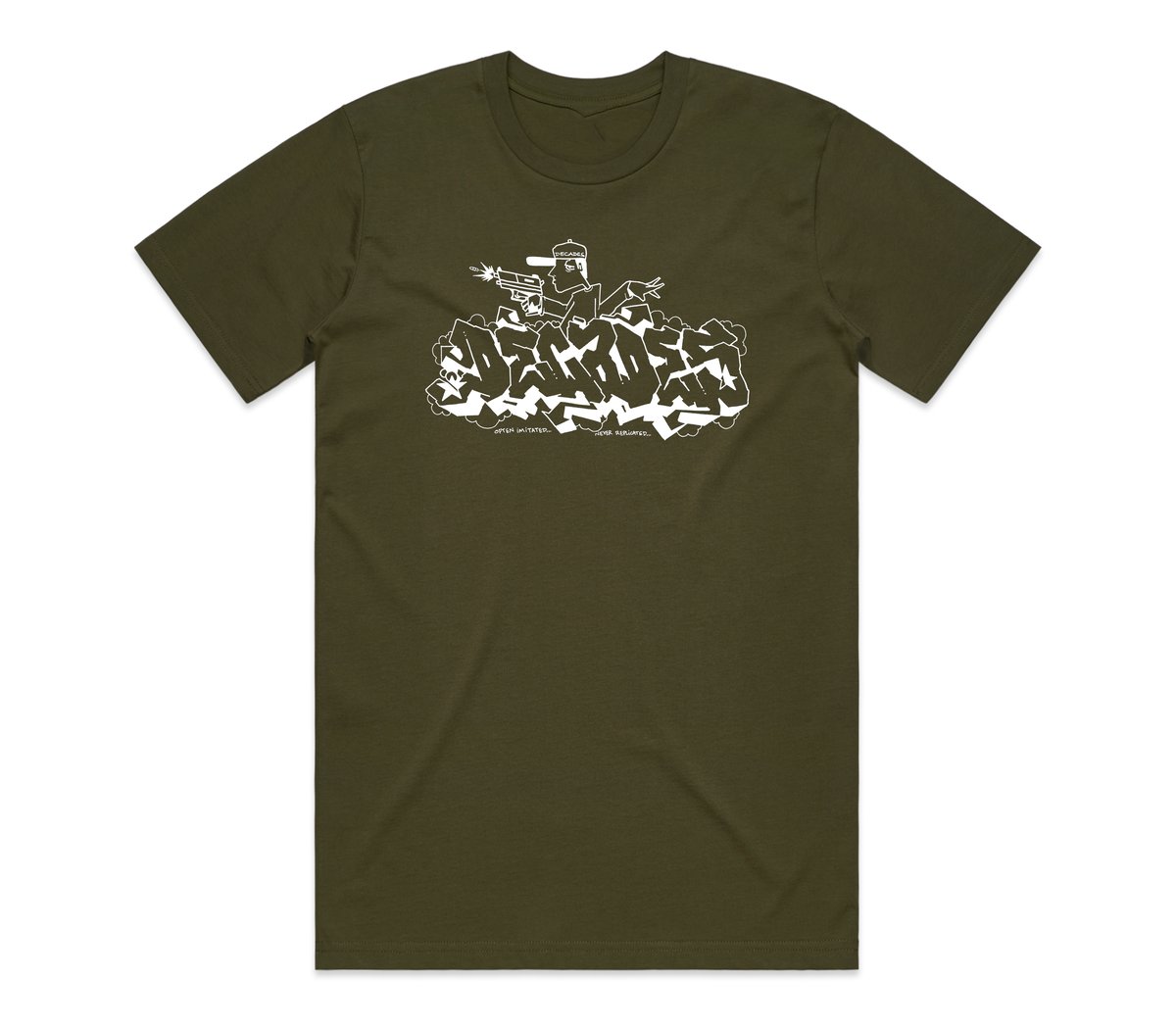 Image of Never Duplicated Tee Olive